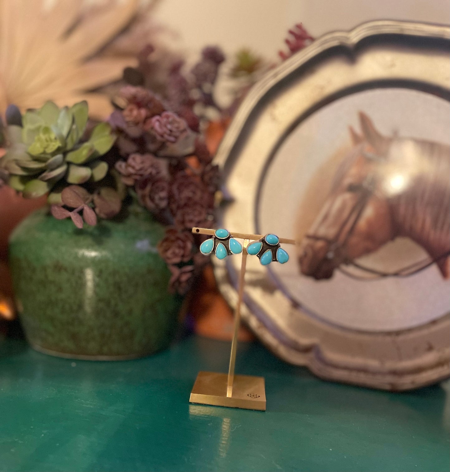 4 Stone Kingman Studs