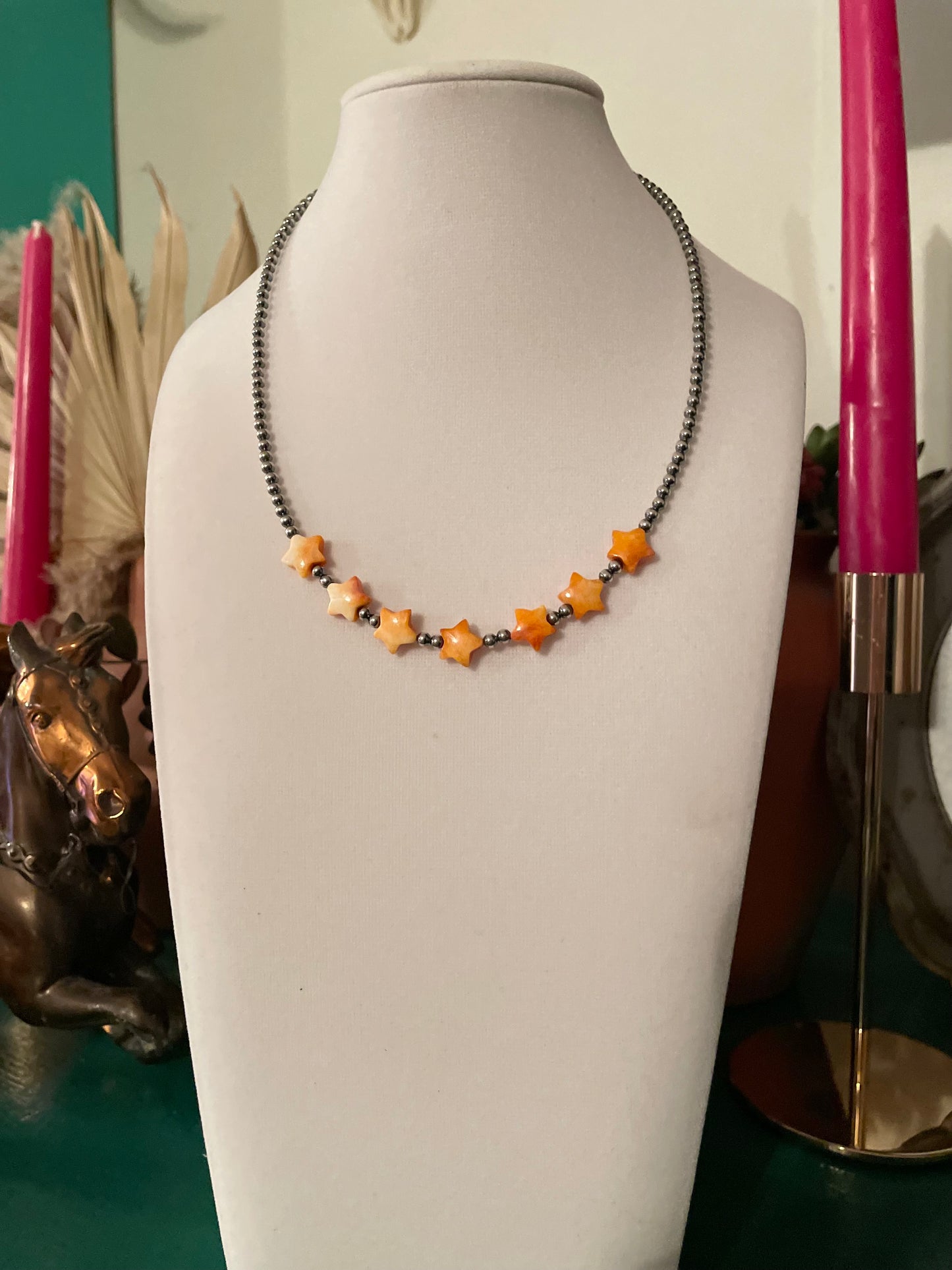 Spiney Oyster Star Necklace