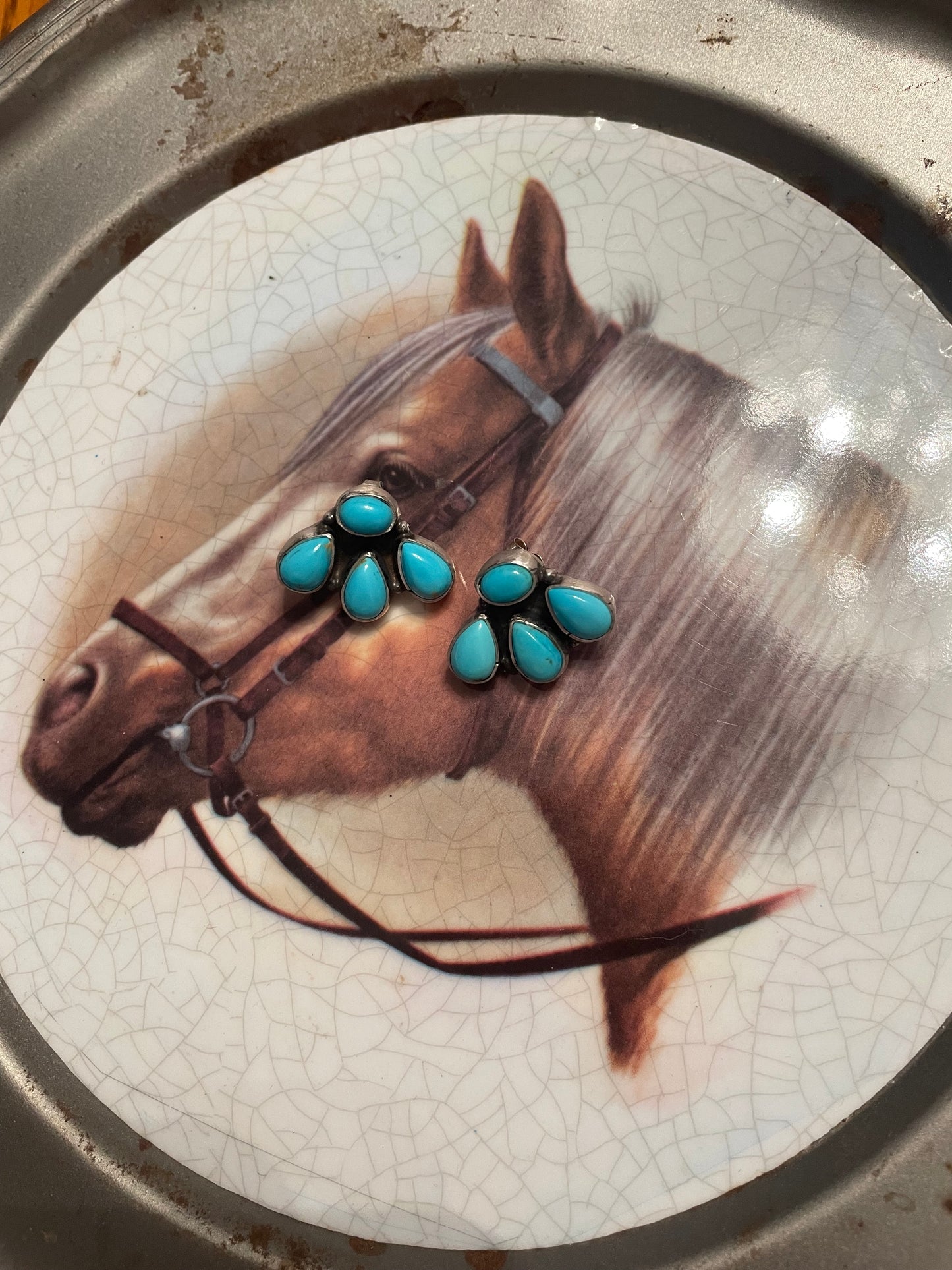 4 Stone Kingman Studs