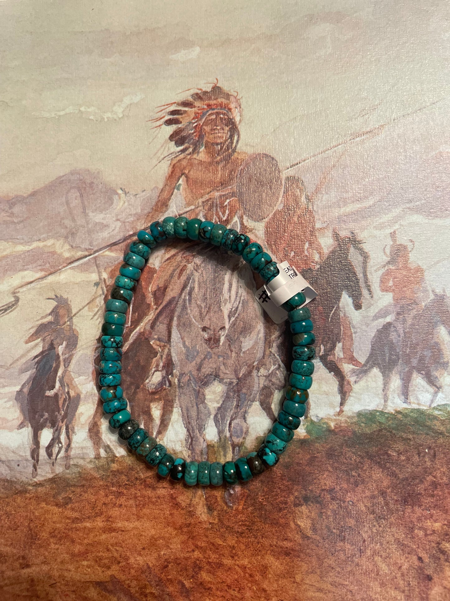 Tibetan Turquoise Stretchy Bracelet
