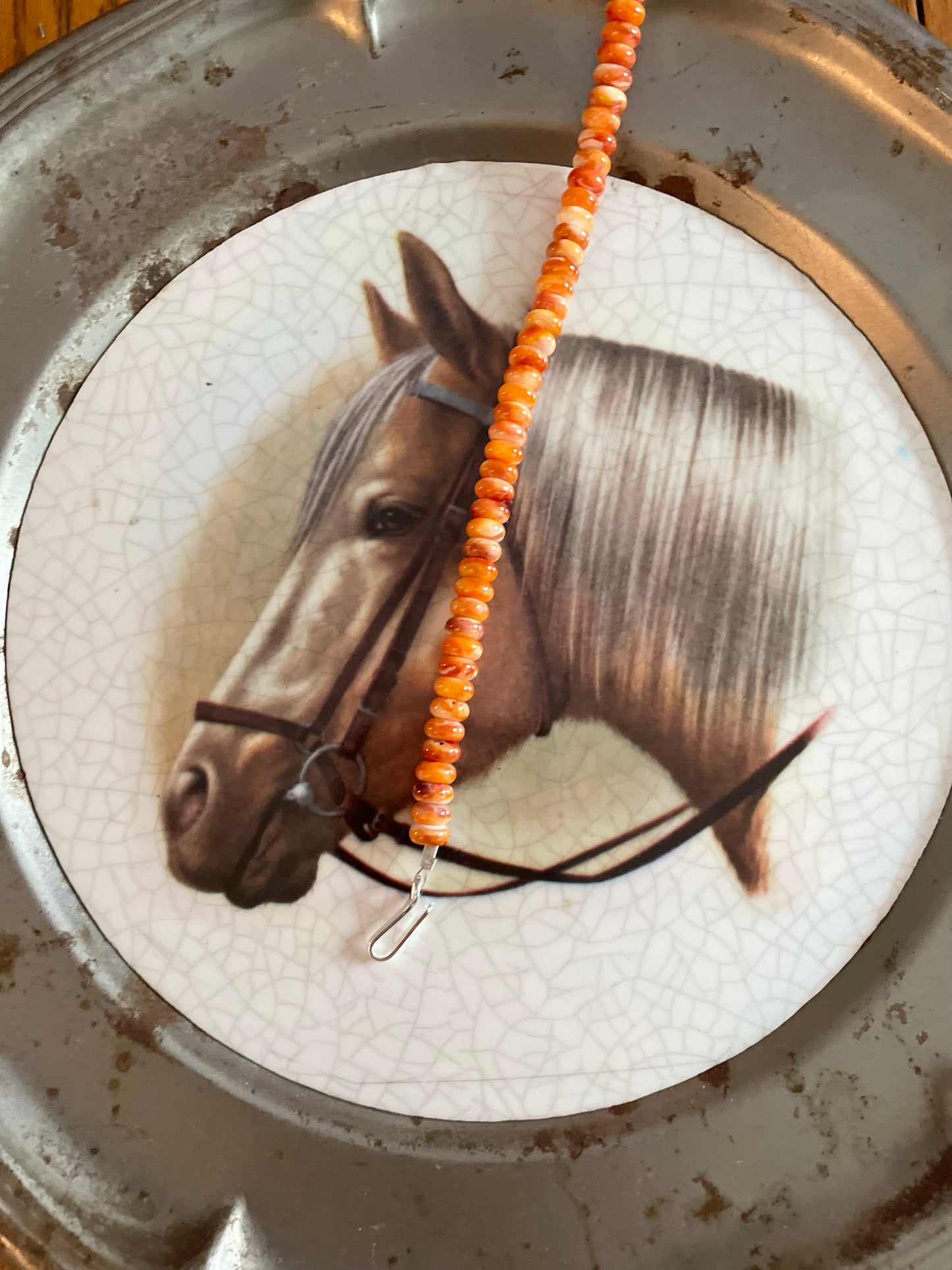 Orange Spiney Hat Band