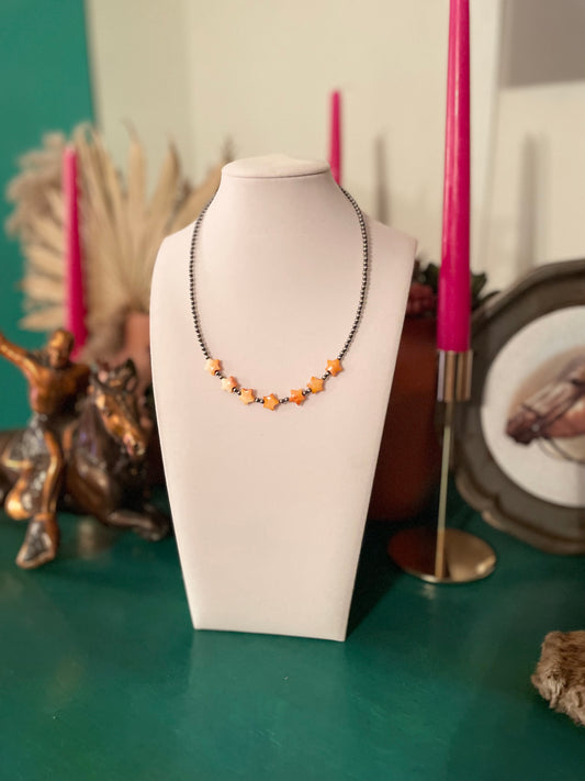 Spiney Oyster Star Necklace