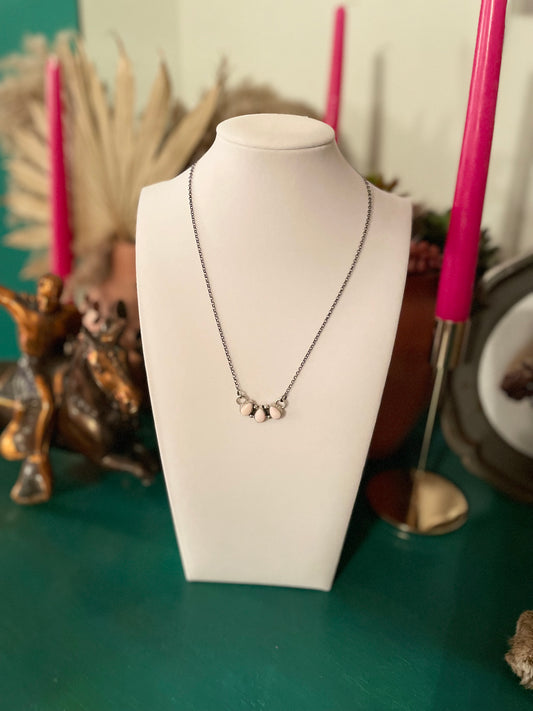 Pink Conch Necklace by Maxine Ramirez