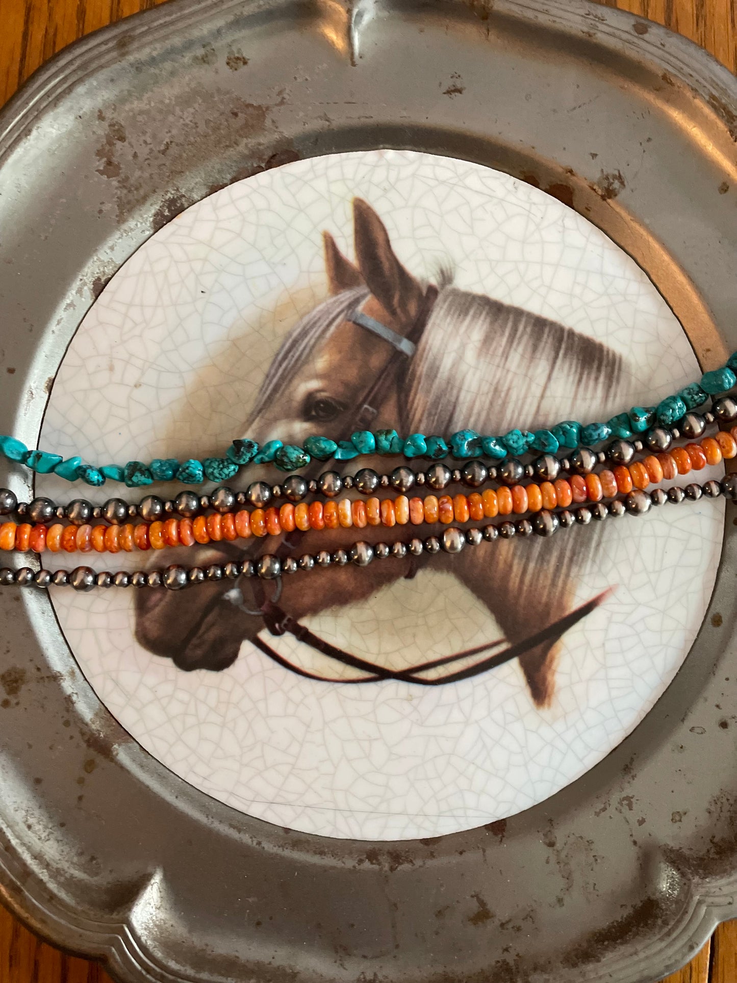 Orange Spiney Hat Band