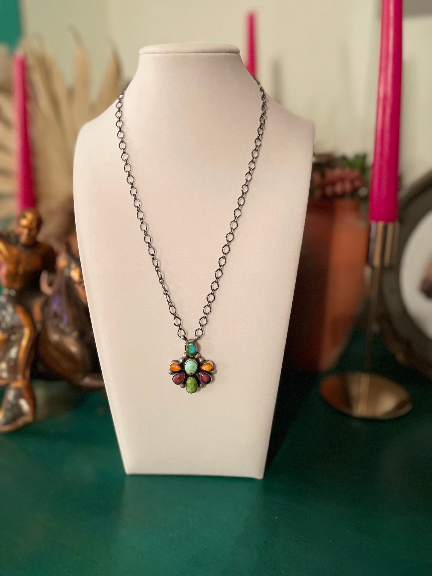 Multi Stone Necklace