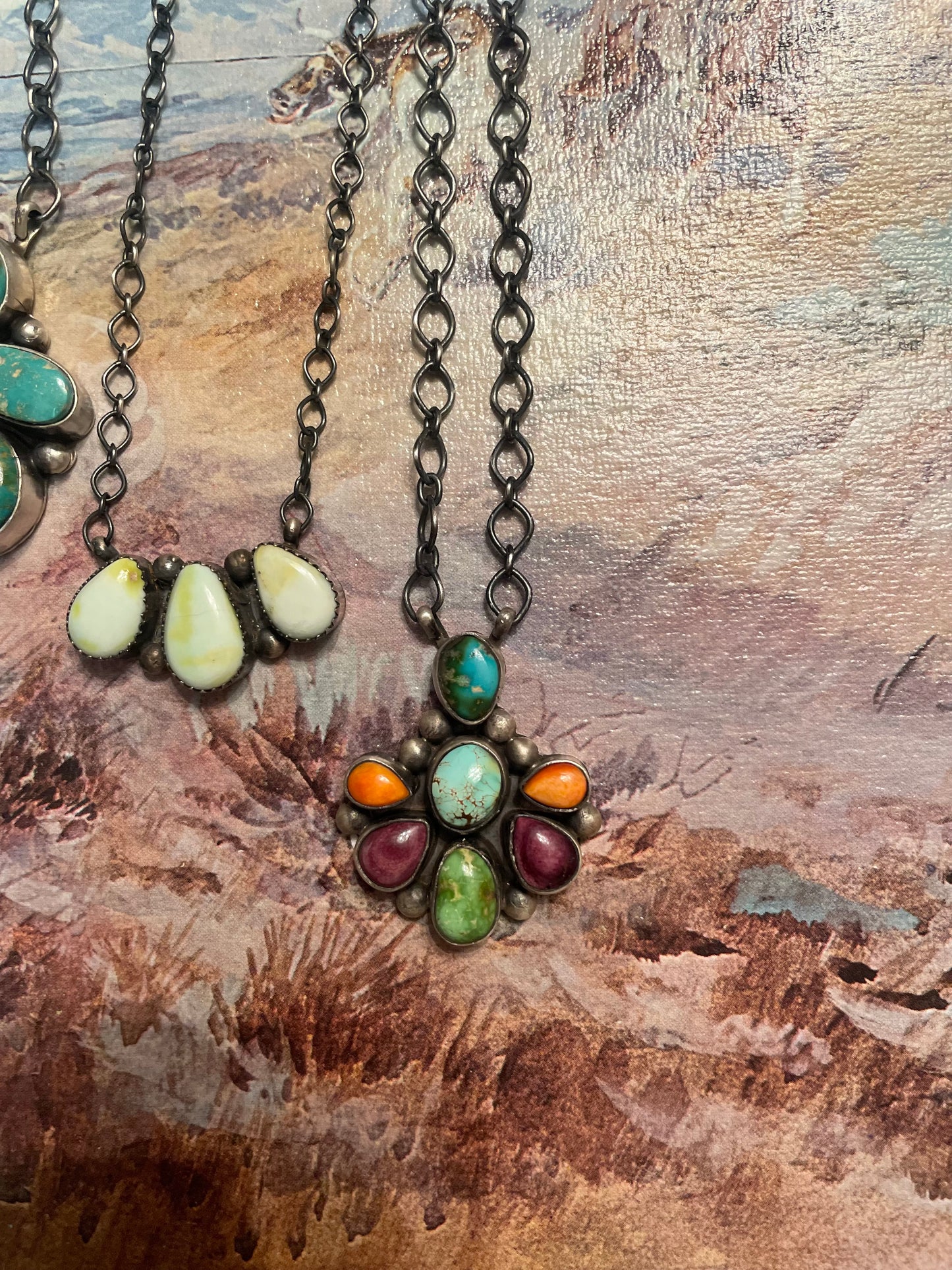 Multi Stone Necklace