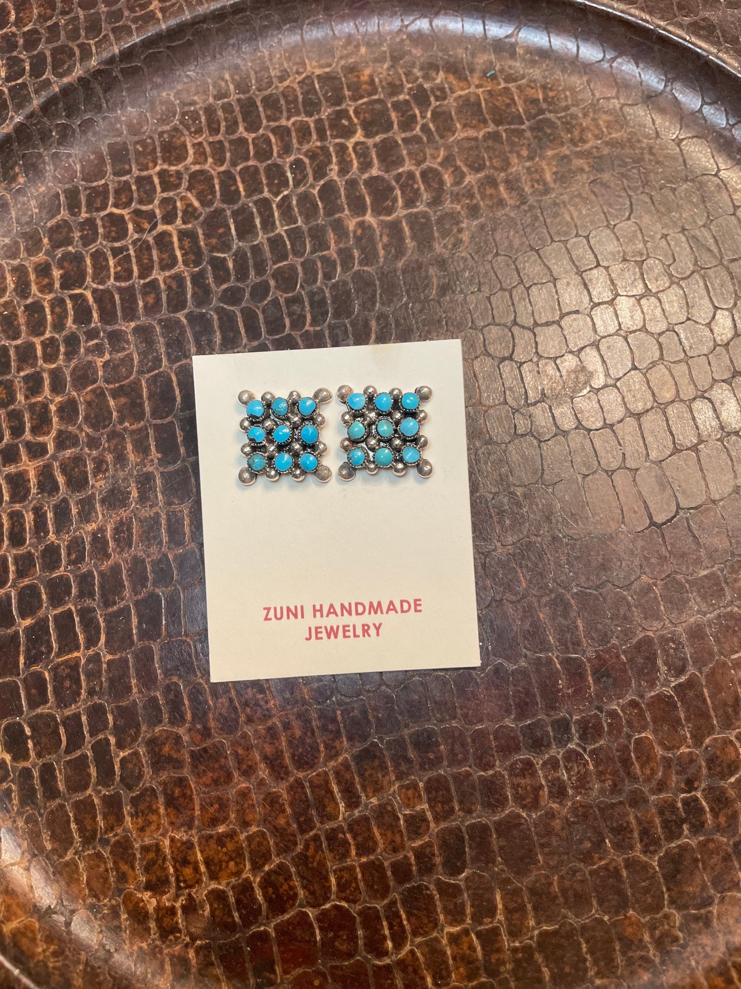 Square Zuni Studs