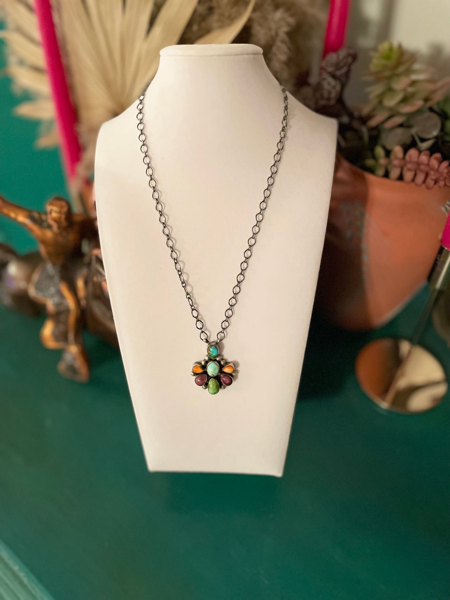 Multi Stone Necklace