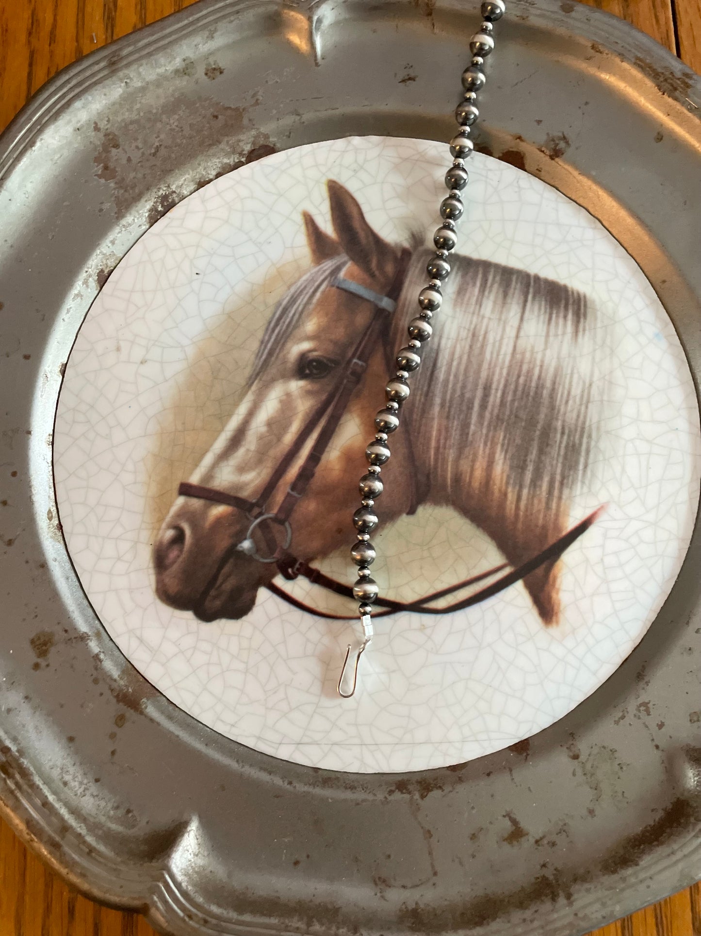 Sterling Silver Pearls Hat Band